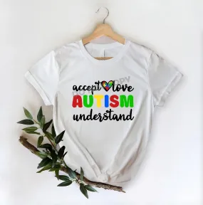 Accept Love Autism Understand - DTF Transfer