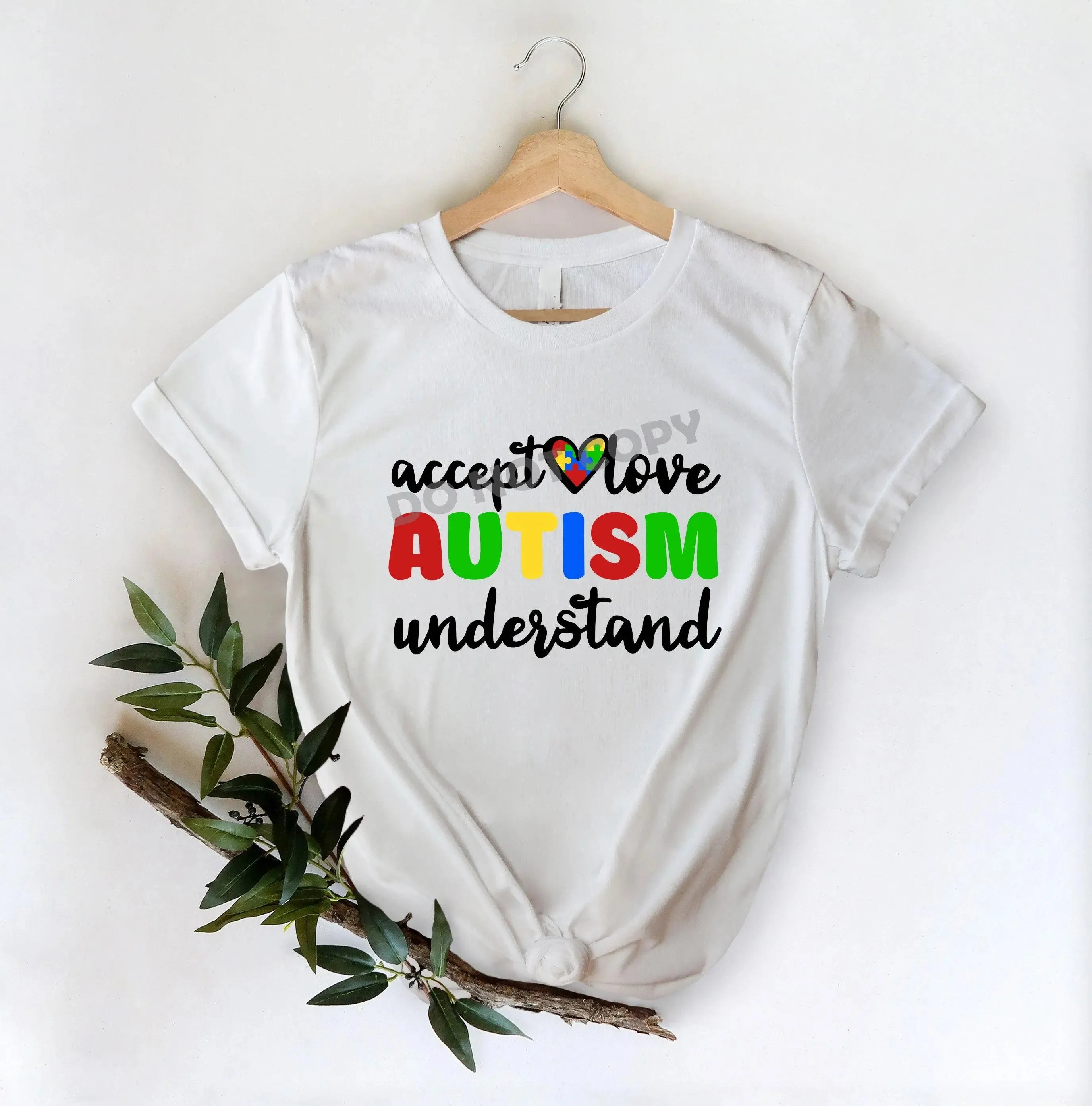 Accept Love Autism Understand - DTF Transfer