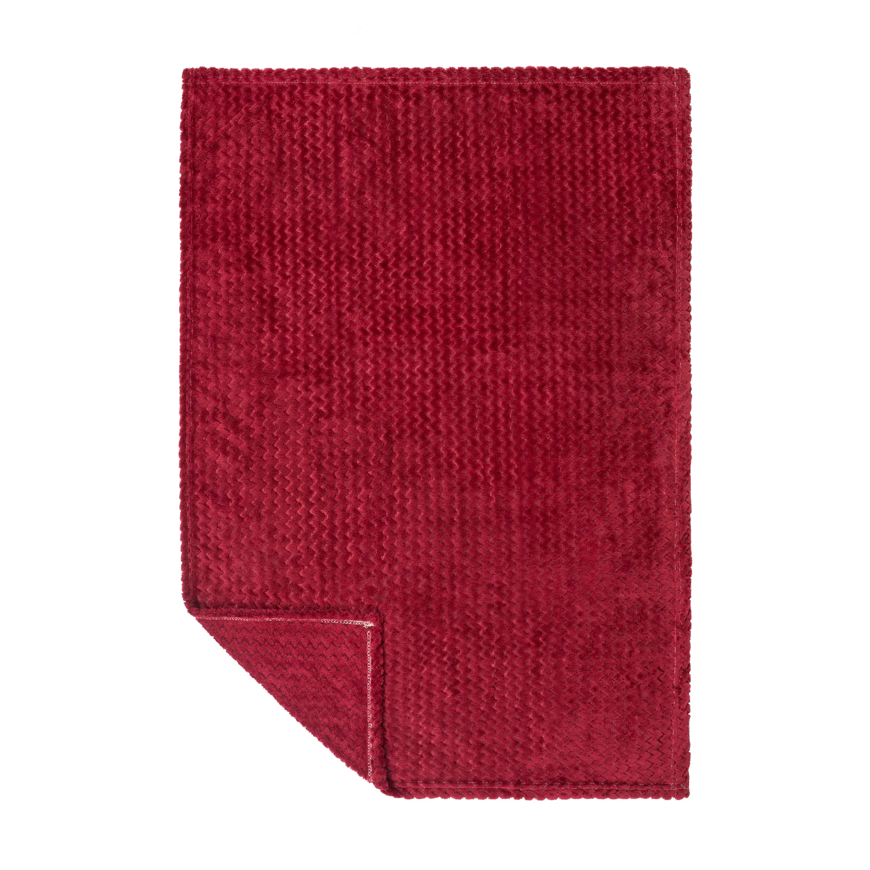 Baby Fleece Blanket - 30" by 40" - Red