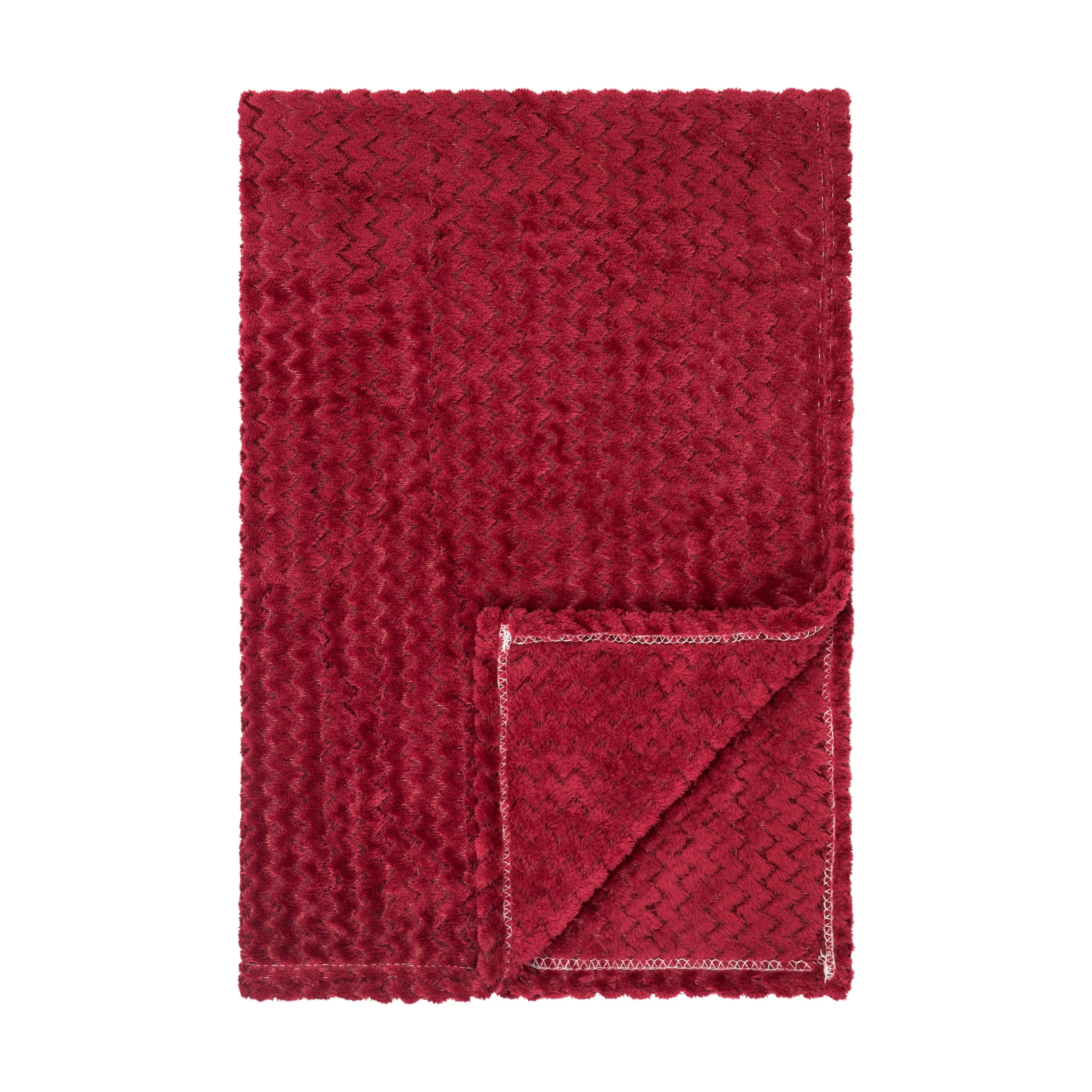 Baby Fleece Blanket - 30" by 40" - Red
