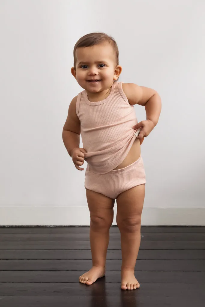 Baby Sleeveless 2-pack, Underwear - Rose