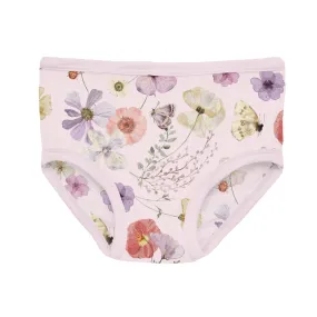 Bamboo Underwear - Shrinking Violet Pressed Flowers