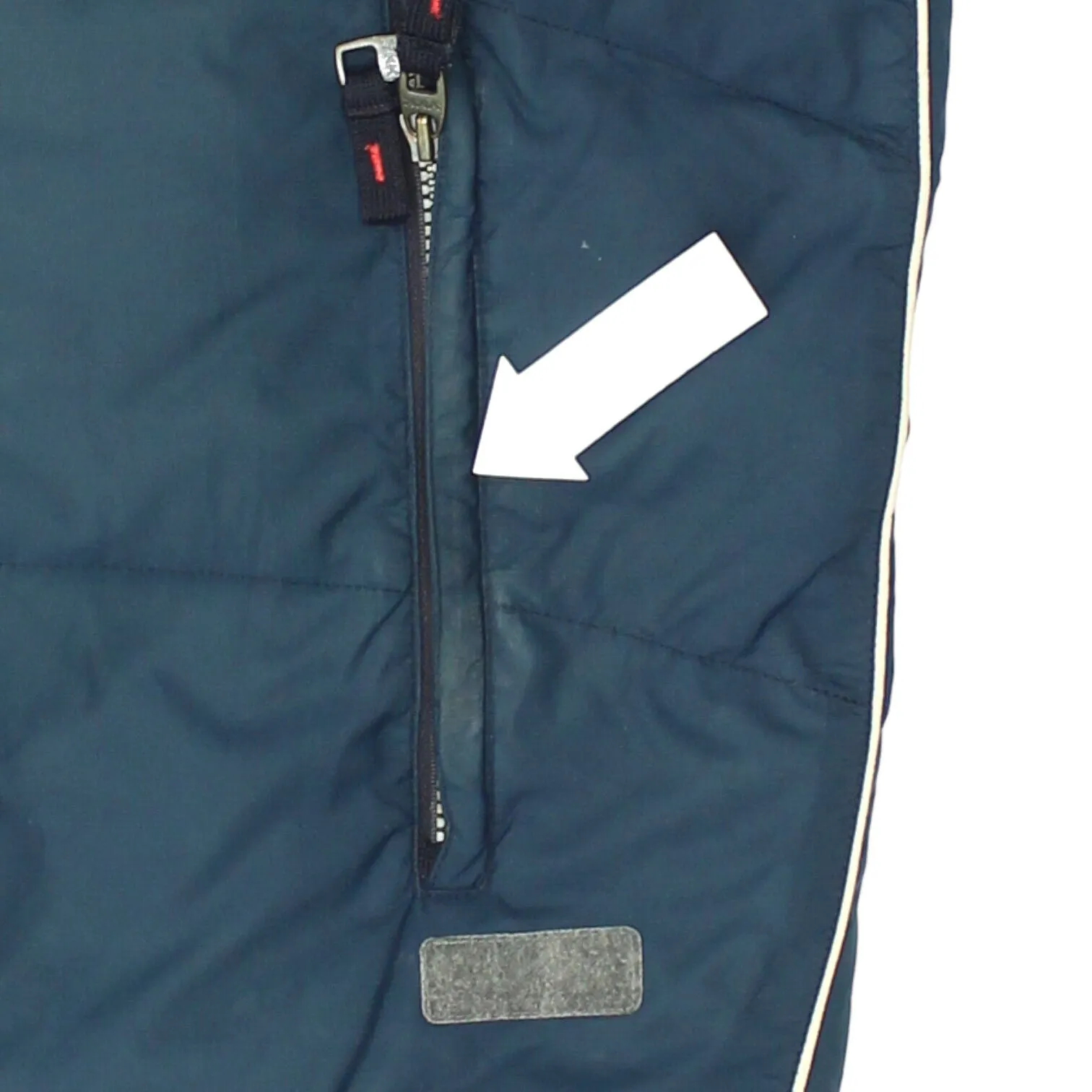 Colmar Mens Navy Blue Padded Gilet | Vintage High End Designer Sleeveless Jacket