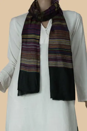 Colour Play Kashmir Woolen Stole