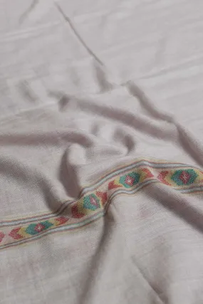 Creamy Pink Kashmir Woolen Stole