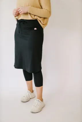 Drawstring Capri Snoga - Black