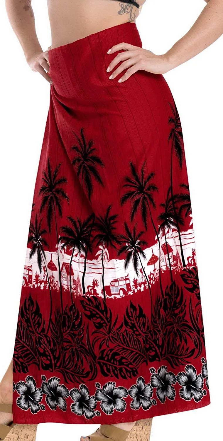 LA LEELA Women Beachwear Bikini Cover up Swimwear Bathing Suit Wrap 17 ONE Size