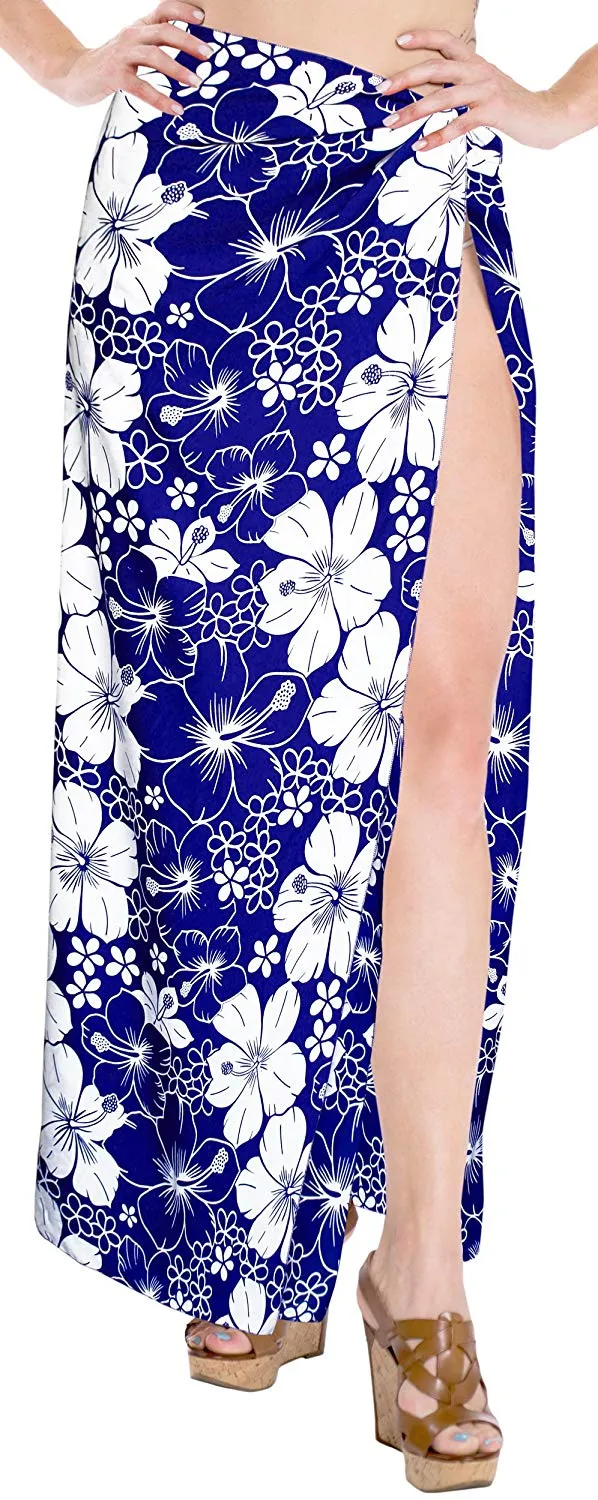 LA LEELA Women Beachwear Bikini Cover up Swimwear Bathing Suit Wrap 17 ONE Size