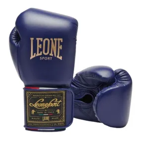 Leone Orlando Classico Tricolore Boxing Gloves - Blue