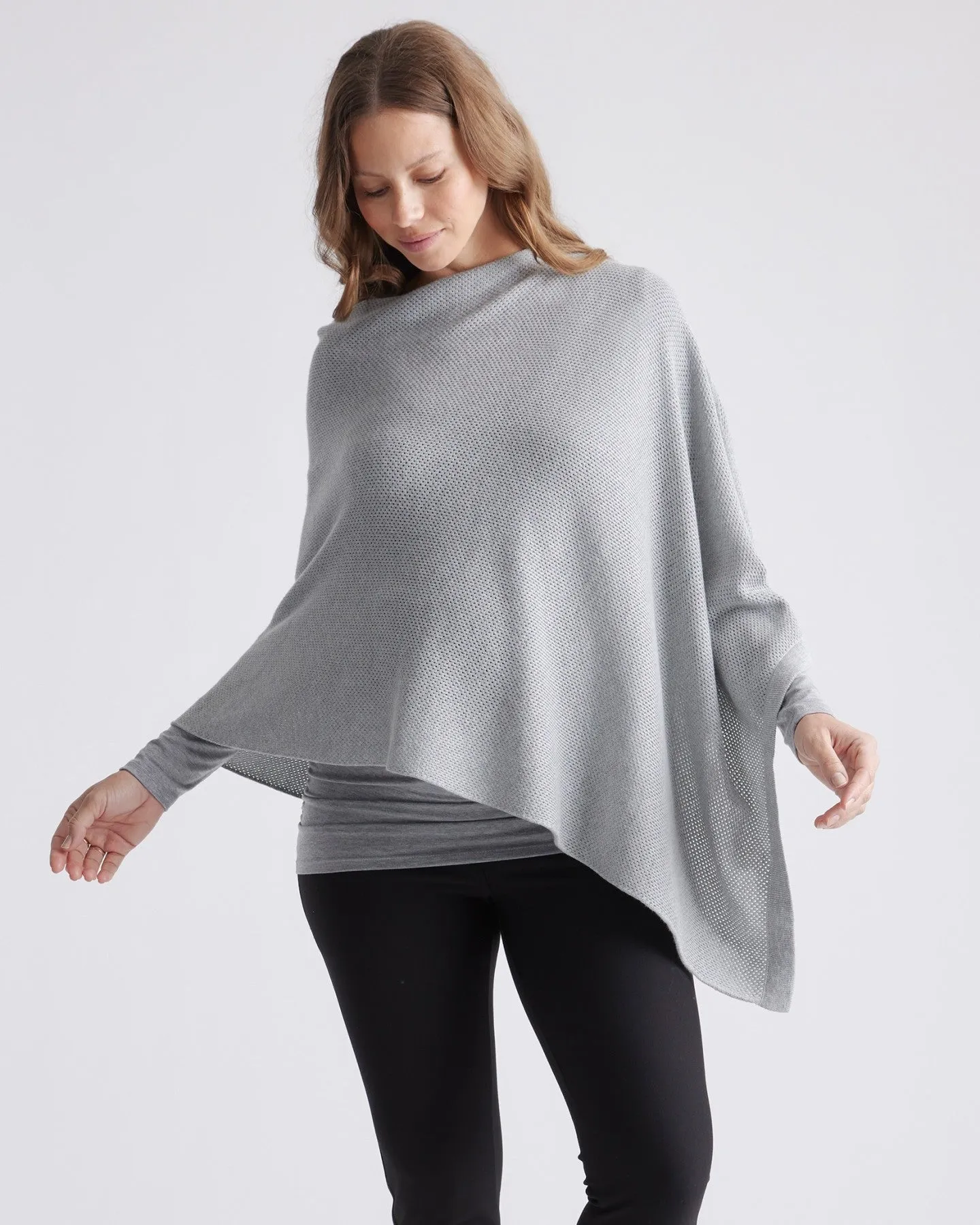 Lightweight Cotton Cashmere Nursing Shawl