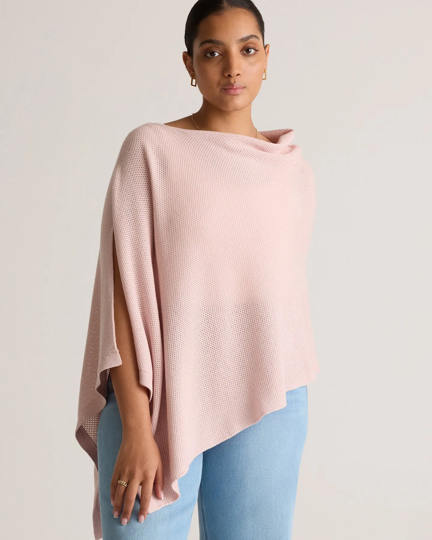 Lightweight Cotton Cashmere Nursing Shawl