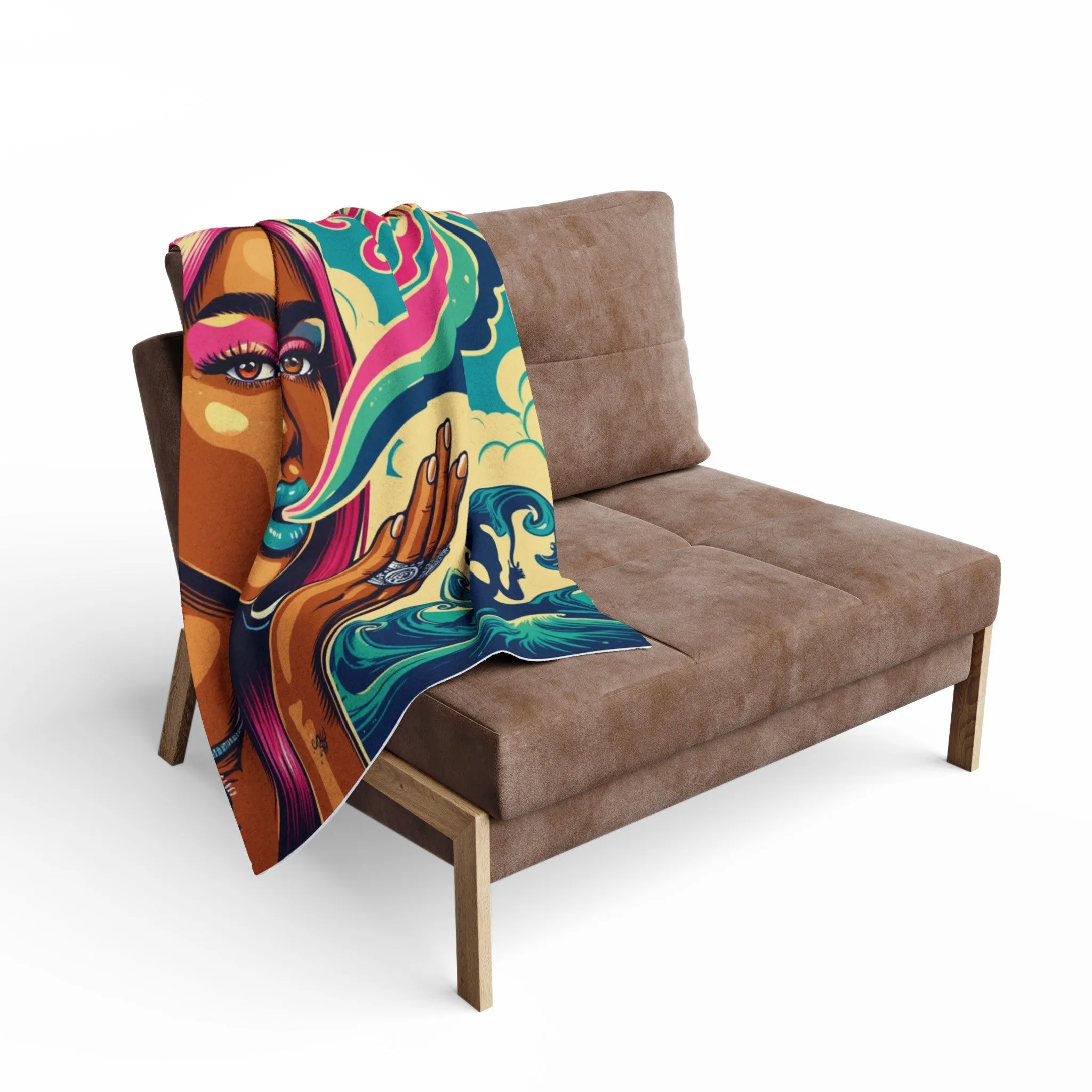 Nat V Fleece Blanket