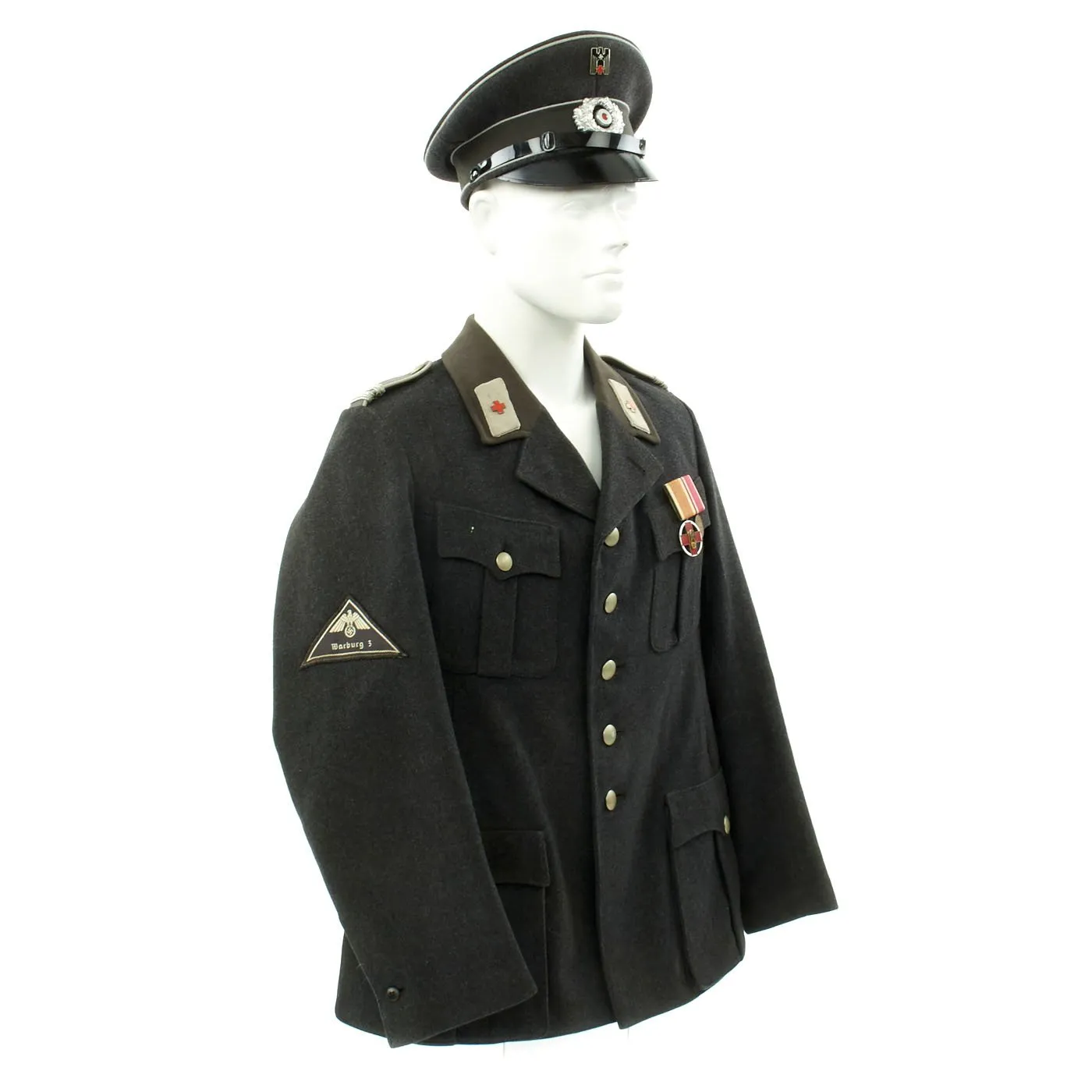 Original German WWII Red Cross Deutsches Rotes Kreuz NCO Uniform Set