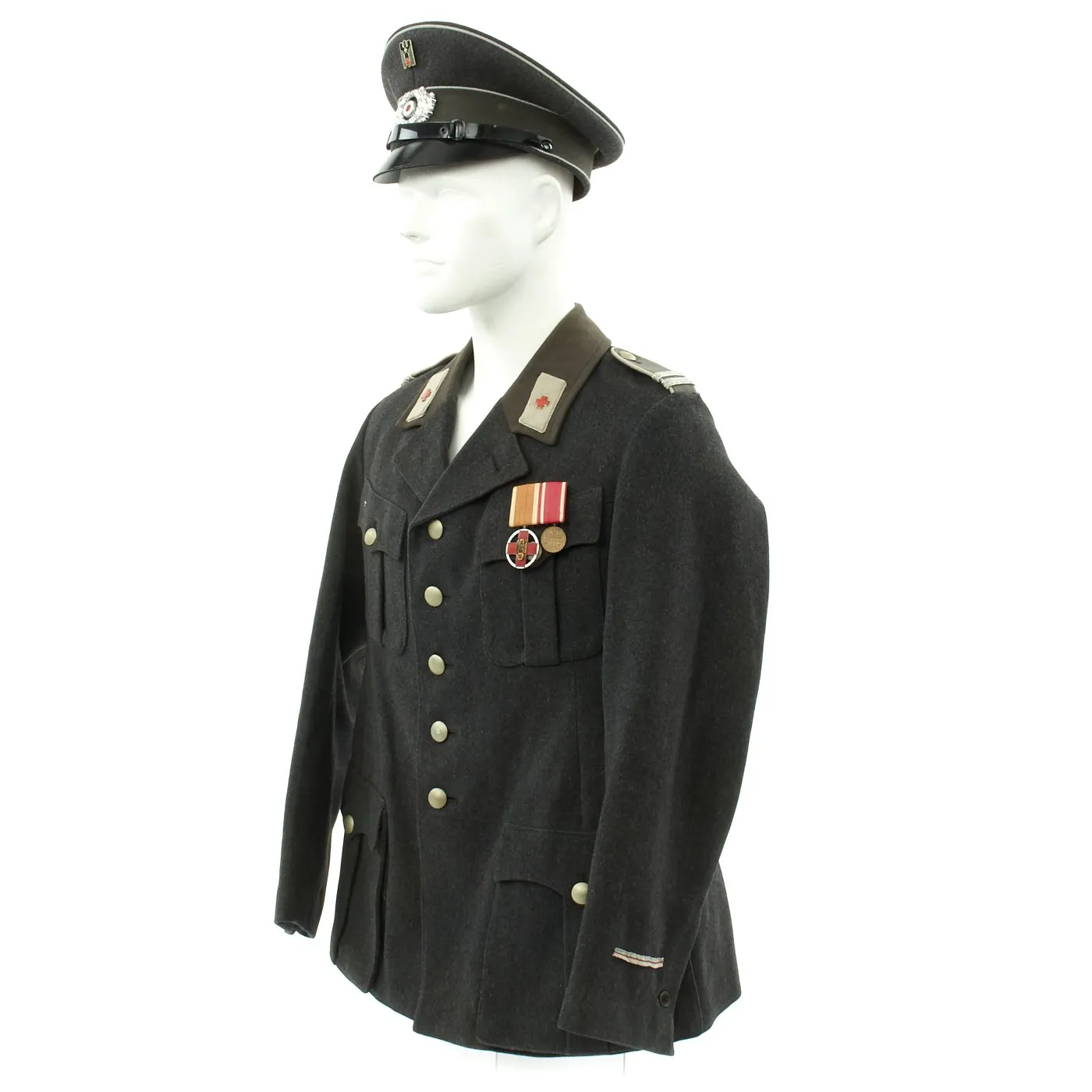 Original German WWII Red Cross Deutsches Rotes Kreuz NCO Uniform Set
