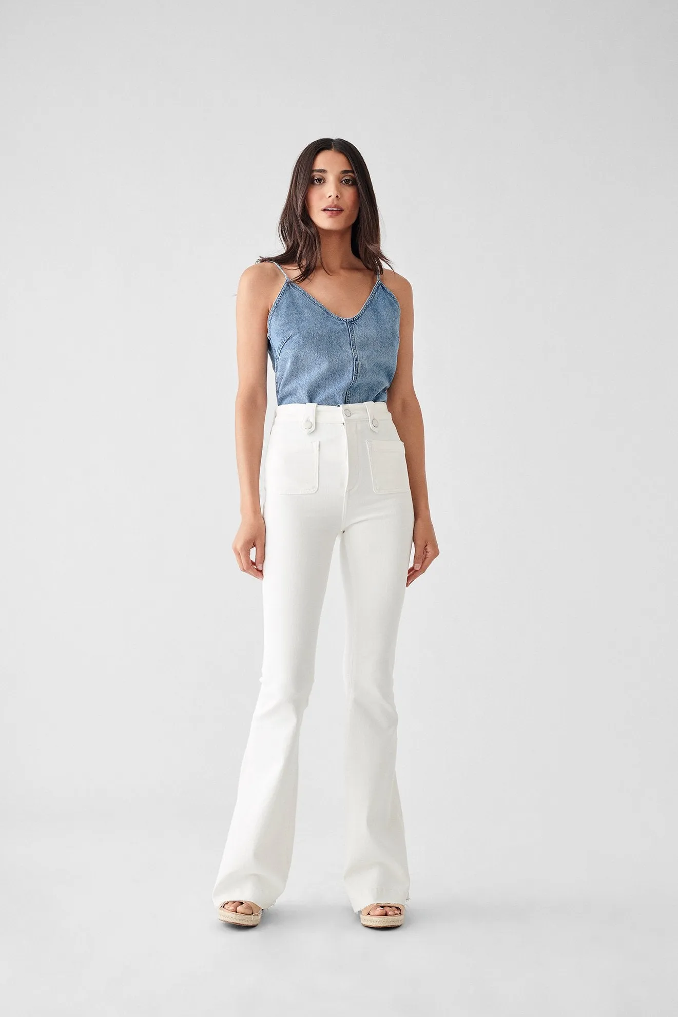 RACHEL HIGH RISE FLARE HEBER