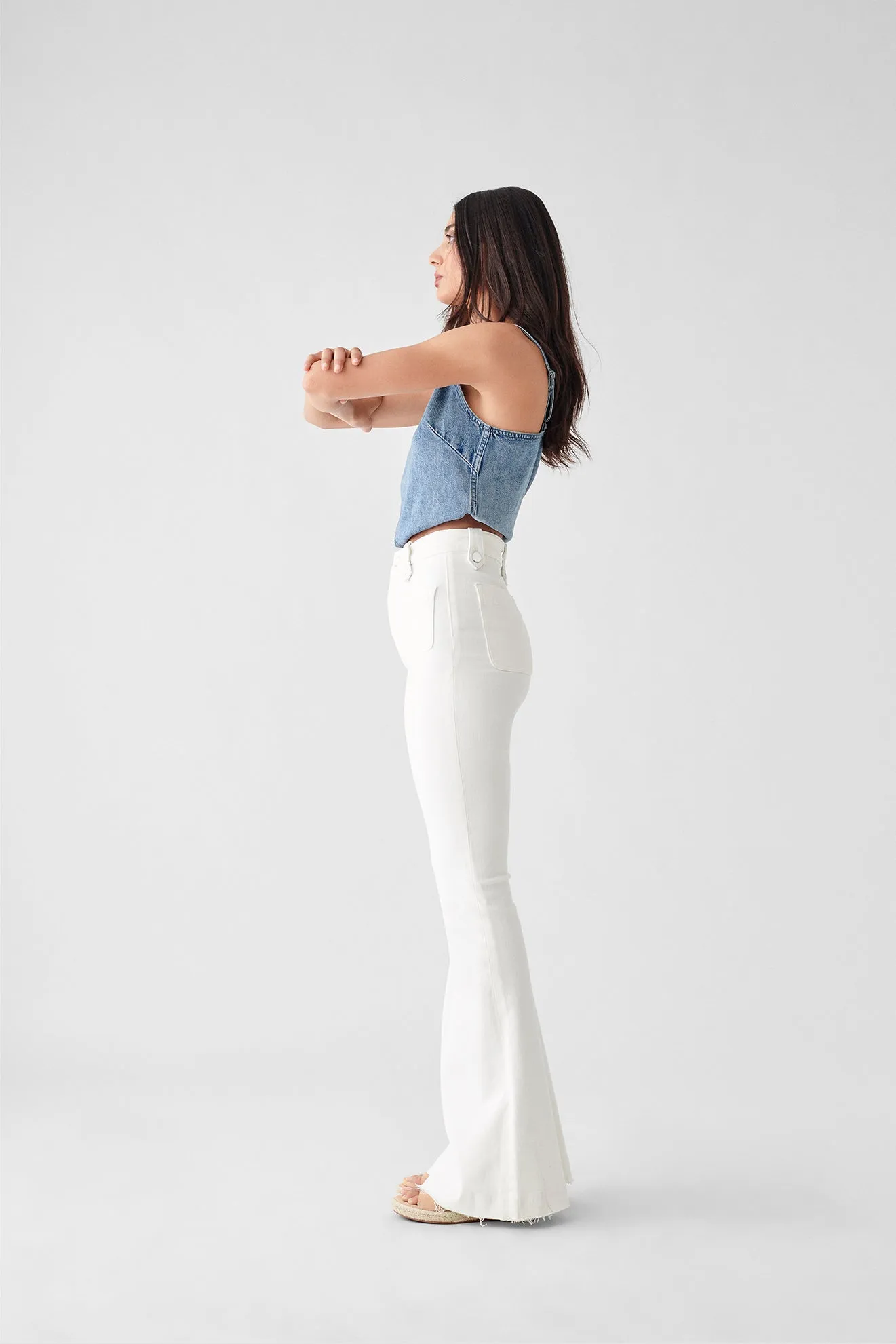 RACHEL HIGH RISE FLARE HEBER