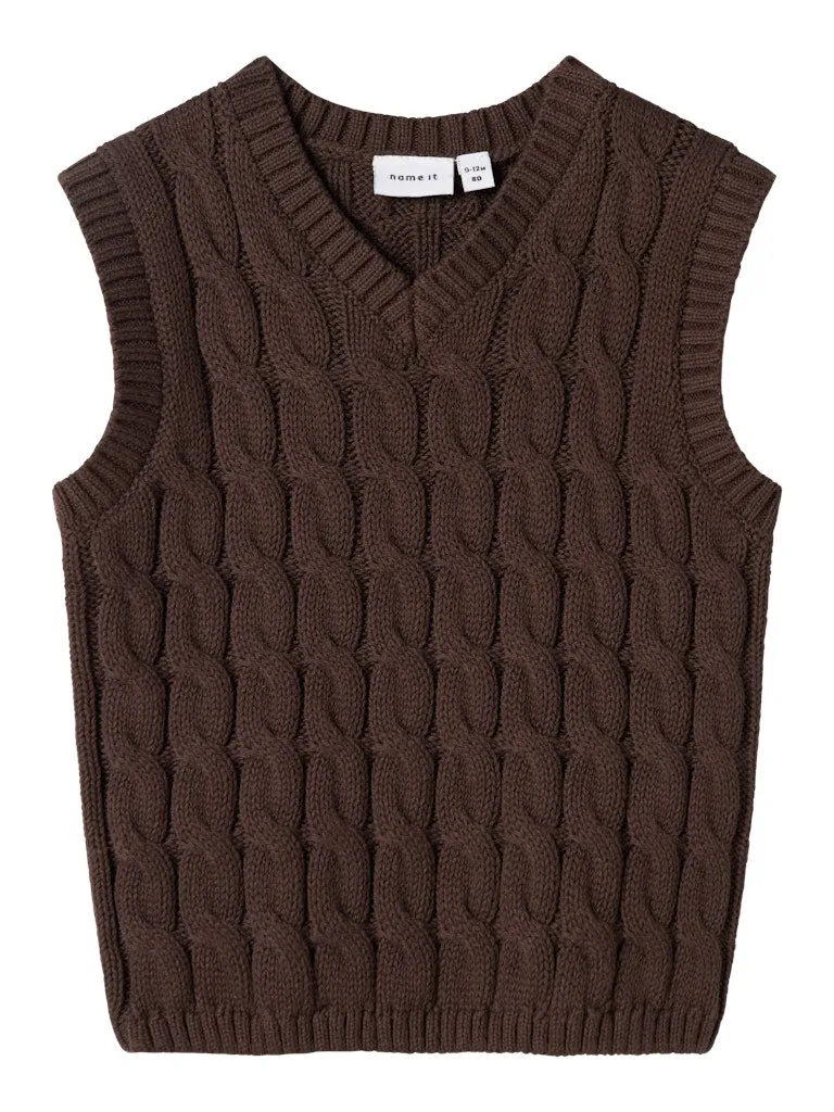 Remon Knit Slipover-Bracken