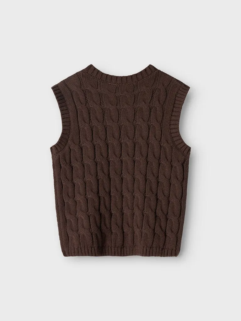 Remon Knit Slipover-Bracken