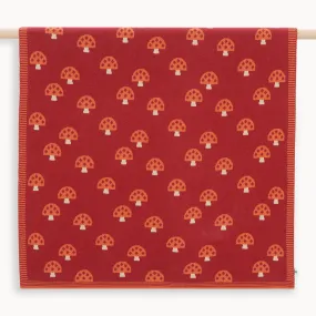 Scout - Rusty Mushroom Knit Baby Blanket