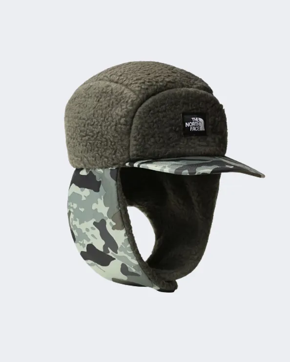 The North Face Youth Forrest Fleece Trapper Unisex Lifestyle Beanie Olive Green Nf0A7Rir-951