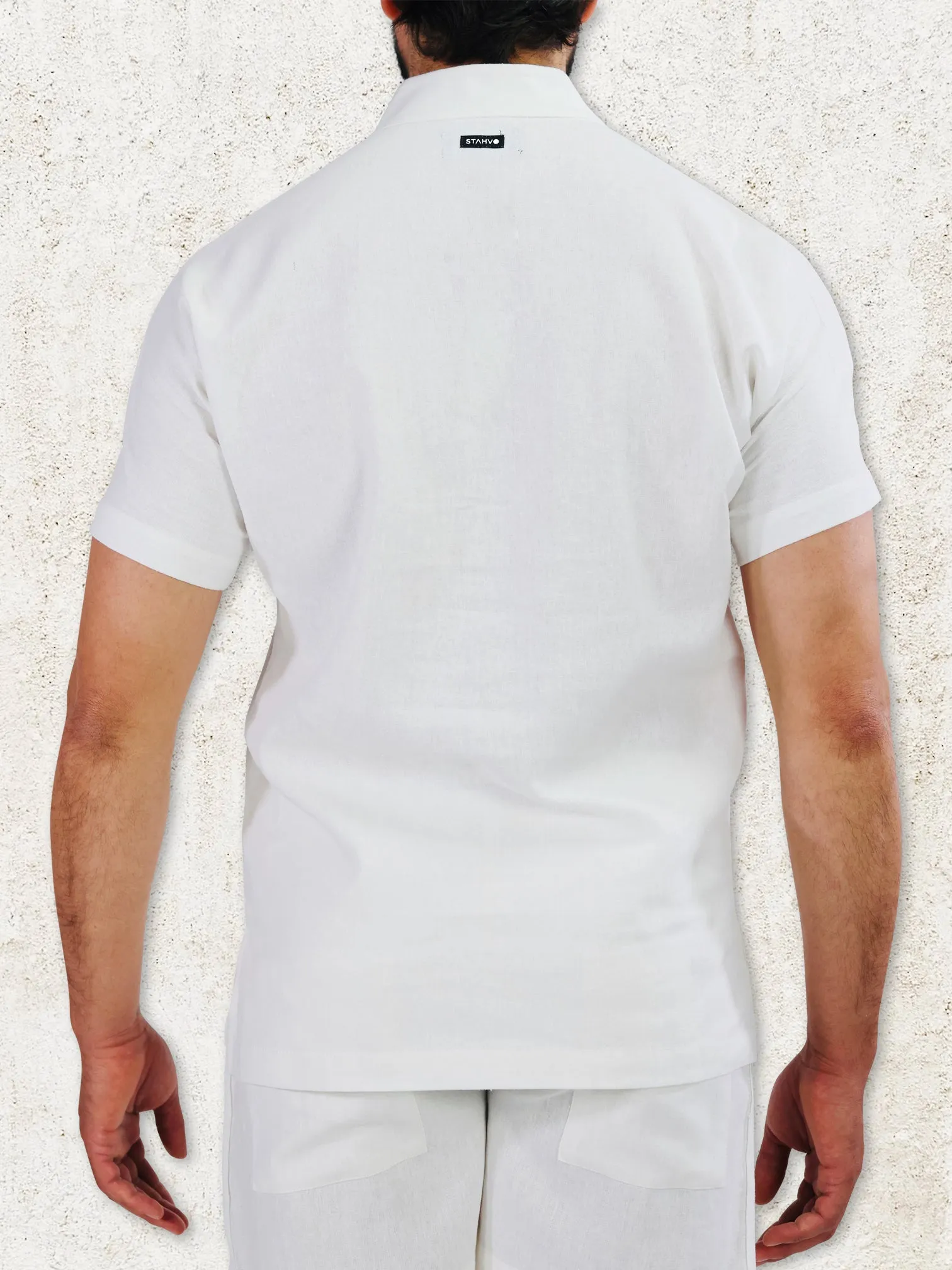 THE ROVI HENLEY SHIRT - White