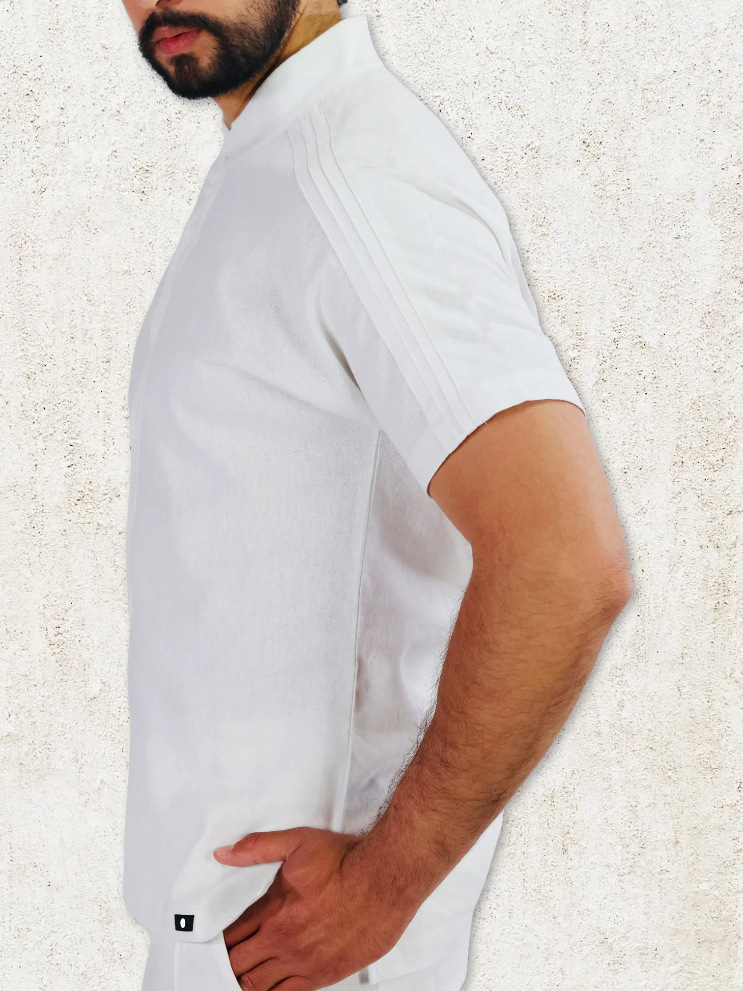 THE ROVI HENLEY SHIRT - White