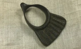 Very Cool Ethiopian Bronze or Brass Pendant
