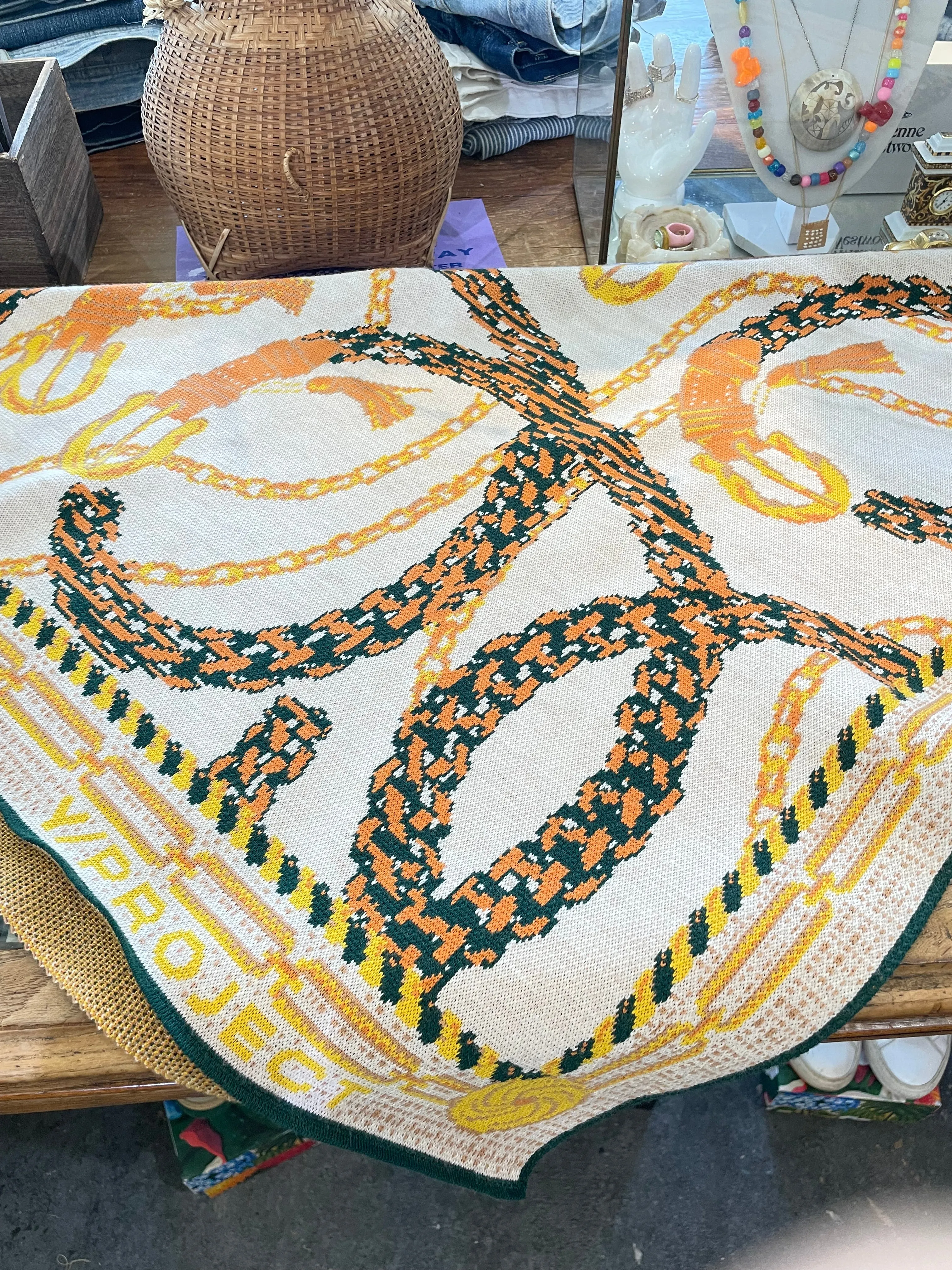 Vintage H Lorenzo Y/Project Chain Belt Printed Blanket
