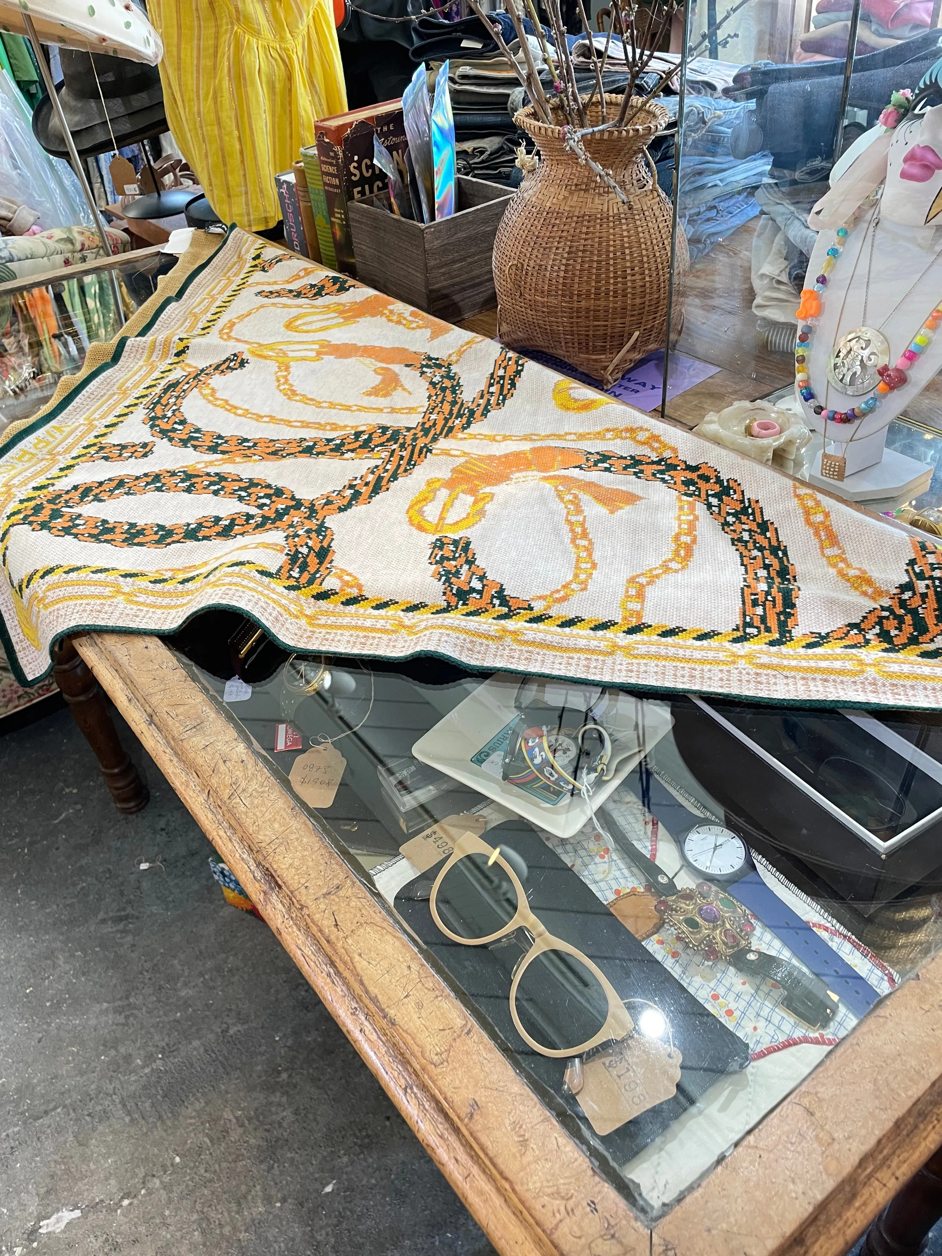 Vintage H Lorenzo Y/Project Chain Belt Printed Blanket