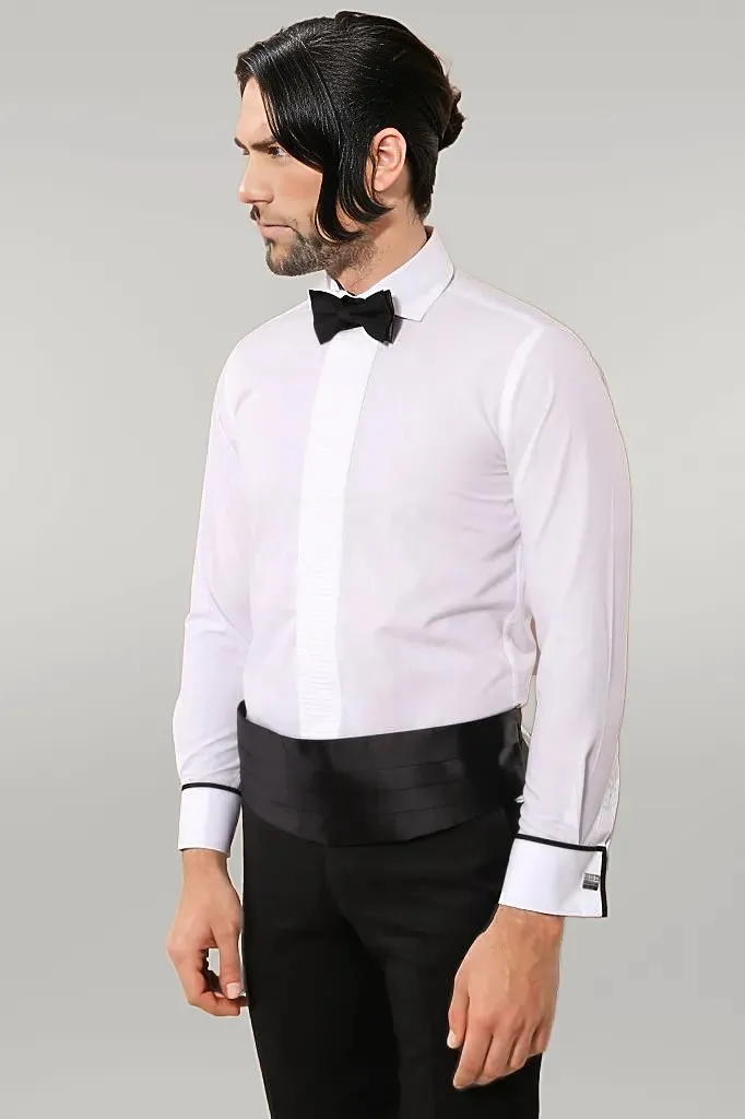WSS White Tuxedo Shirt  - Singen
