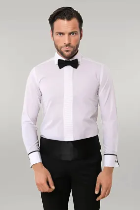 WSS White Tuxedo Shirt  - Singen